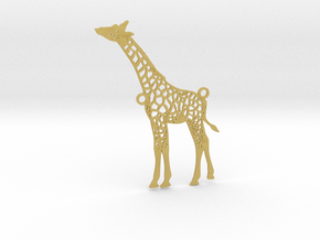Wildlife Treasures - Giraffe in Tan Fine Detail Plastic