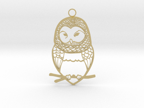 Wildlife Treasures - Owl in Tan Fine Detail Plastic