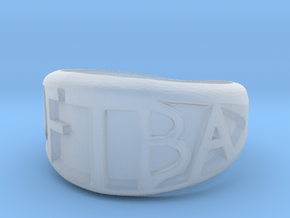 DFTBA 'Don't Forget To Be Awesome' Ring in Clear Ultra Fine Detail Plastic
