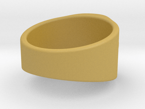 Lantern Ring in Tan Fine Detail Plastic