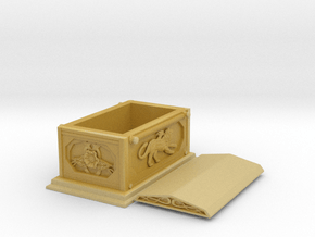 Temple - Coffin in Tan Fine Detail Plastic