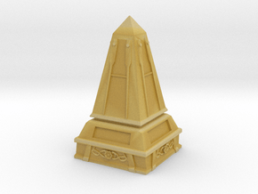 Temple Obelisk in Tan Fine Detail Plastic