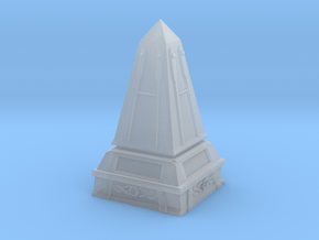 Temple Obelisk in Clear Ultra Fine Detail Plastic