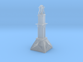 Temple Pillar in Clear Ultra Fine Detail Plastic