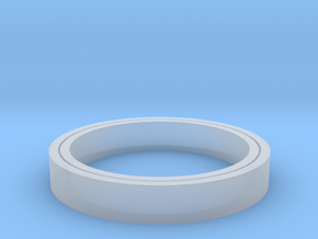 Clear Ring in Clear Ultra Fine Detail Plastic