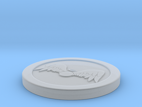 Circle Token - 2" Celestial in Clear Ultra Fine Detail Plastic
