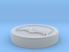 Circle Token - 1" Celestial in Clear Ultra Fine Detail Plastic
