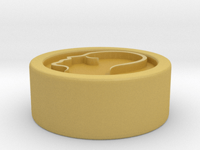 Circle 0.5" Sleep in Tan Fine Detail Plastic