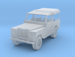 1:72 Scale Landrover in Clear Ultra Fine Detail Plastic