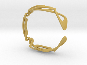 Kuleses Bracelet : The infinite Loop in Tan Fine Detail Plastic