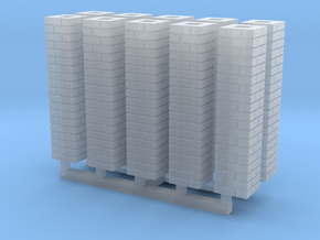 Single Brick Pier HO X 10 in Clear Ultra Fine Detail Plastic
