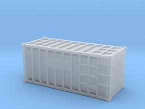 20 Waste Container Bristol (N Gauge 1:148) in Clear Ultra Fine Detail Plastic
