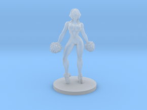 Cheerleader #2 for Slaughterball in Clear Ultra Fine Detail Plastic