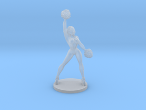 Cheerleader #1 for Slaughterball in Clear Ultra Fine Detail Plastic