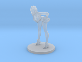 Cheerleader #3 for Slaughterball in Clear Ultra Fine Detail Plastic