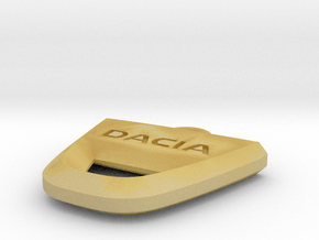 Dacia Keychain in Tan Fine Detail Plastic