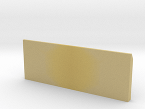 Basic Business Card Stand in Tan Fine Detail Plastic