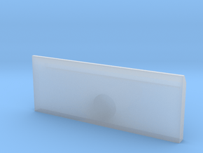 Basic Business Card Stand in Clear Ultra Fine Detail Plastic