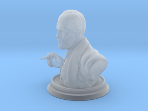 Sigmund Freud Bust 50mm in Clear Ultra Fine Detail Plastic