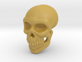 Skull grin in Tan Fine Detail Plastic