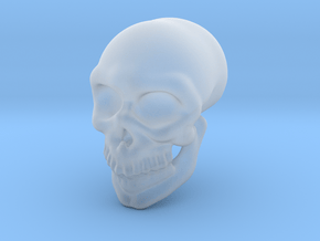 Skull grin in Clear Ultra Fine Detail Plastic