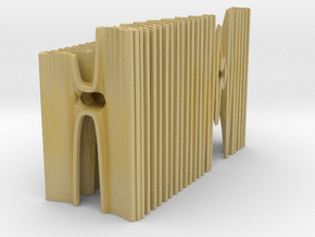 The Hybrid Cathedral - Tessellate A+D in Tan Fine Detail Plastic