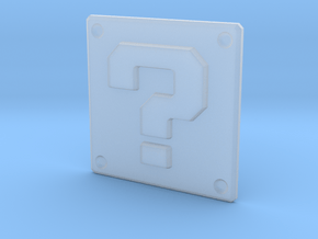 Question mark panel in Clear Ultra Fine Detail Plastic