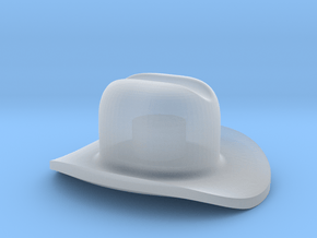 Assem1 - Cowboy Hat-1 in Clear Ultra Fine Detail Plastic