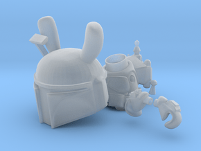 Boba Bunny in Clear Ultra Fine Detail Plastic