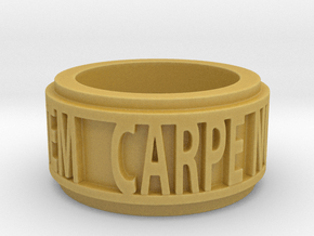Carpe Noctem 2 Ring Size 7.5 in Tan Fine Detail Plastic