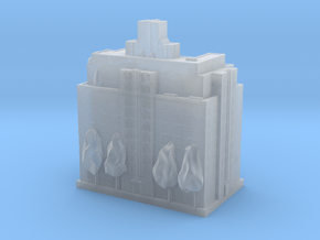 New York Set 2 Residential Building C 4 x 2 in Clear Ultra Fine Detail Plastic