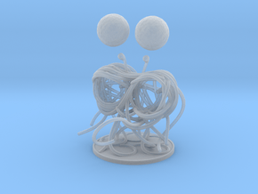 Flying Spaghetti Monster miniature in Clear Ultra Fine Detail Plastic