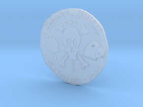 Monkey Island 3 | Verb Coin in Clear Ultra Fine Detail Plastic