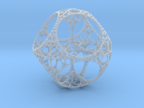 Apollonian Octahedron - Thin in Clear Ultra Fine Detail Plastic