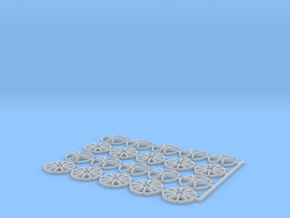 12mm OD wheel inserts in Clear Ultra Fine Detail Plastic