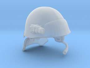 1/10 scale USCM Helmet for 7" figures in Clear Ultra Fine Detail Plastic