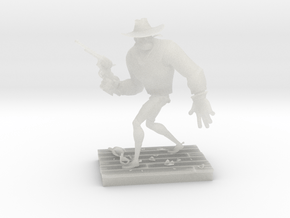 TheGunfighter (Small) in Clear Ultra Fine Detail Plastic