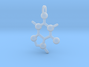 Coffee Molecule in Clear Ultra Fine Detail Plastic