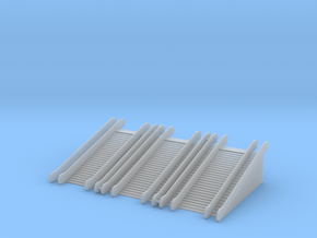 1/220 Rolltreppe doppelt im Set/ z-scale escalator in Clear Ultra Fine Detail Plastic