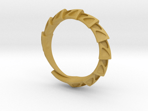 Game of Thrones Dragon Ring in Tan Fine Detail Plastic