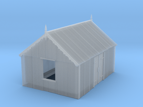 Corrugated Iron Shed 2mm/ft 1/152 (N scale) in Clear Ultra Fine Detail Plastic