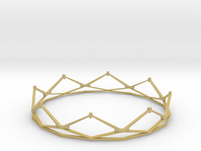 Crown in Tan Fine Detail Plastic