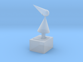 The Silent Princess From Game Monument Valley Ipad in Clear Ultra Fine Detail Plastic