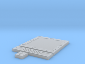 SciFi Tile 01 - Default in Clear Ultra Fine Detail Plastic