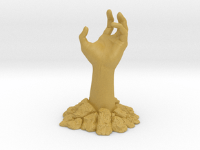 Zombie Hand - Reaching from the ground in Tan Fine Detail Plastic