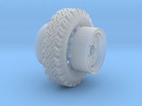 1/24 Australian Land Rover LRPV wheels in Clear Ultra Fine Detail Plastic