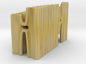 Hybrid Cathedral - Tessellate A+D  in Tan Fine Detail Plastic