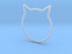 Cat Ear Ring "Büsi" in Clear Ultra Fine Detail Plastic