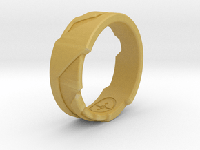 GD Ring (Choose Size Below) in Tan Fine Detail Plastic