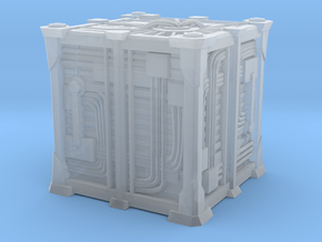 Cyborg Scout Cube V2 1/2500 Scale in Clear Ultra Fine Detail Plastic